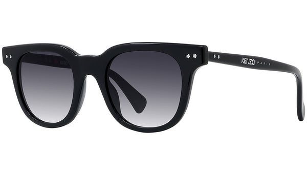 Boke Flower Black Geometric Sunglasses