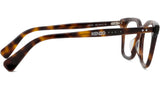 Boke Flower Havana Rectangular Eyeglasses