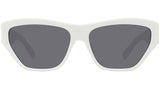 4G White Cat Eye Sunglasses