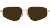 GVSpeed Gold Geometric Sunglasses