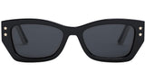 DiorPacific S2U Black Square Sunglasses