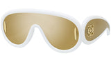 Paula's Ibiza Beige Mask Sunglasses