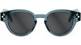 CD Diamond S2I Blue Round Sunglasses