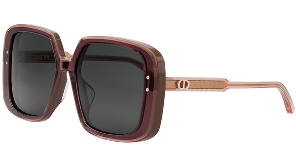 DiorHighlight S3F Burgundy Square Sunglasses