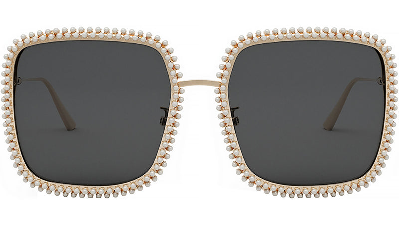 MissDior S2U White Square Sunglasses