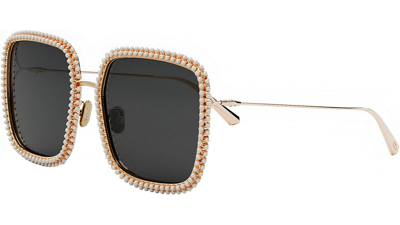 MissDior S2U White Square Sunglasses