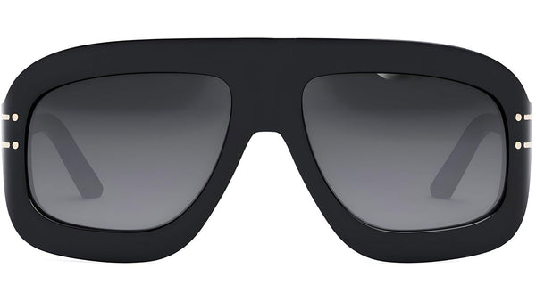 DiorSignature M1U Black Pilot Sunglasses