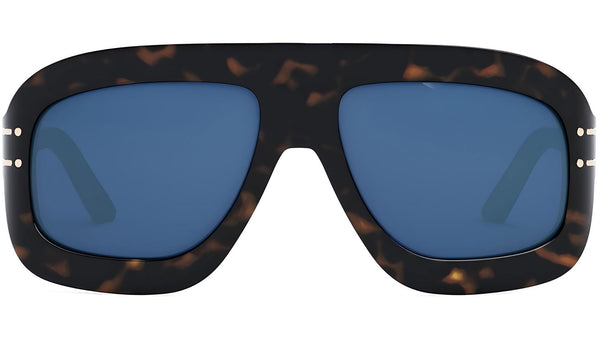 DiorSignature M1U Havana Pilot Sunglasses