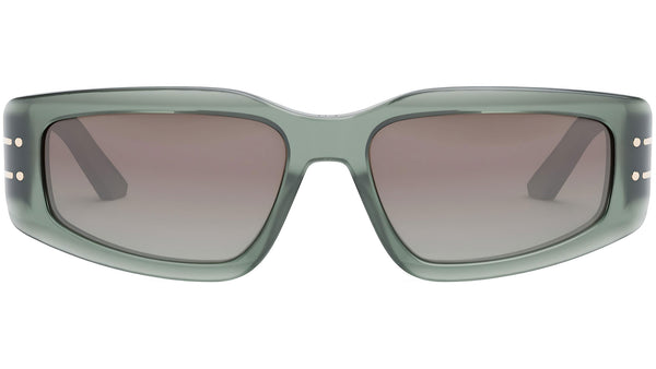 DiorSignature S9U Green Geometric Sunglasses