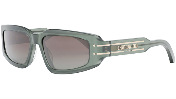 DiorSignature S9U Green Geometric Sunglasses