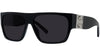 4G Black D-Frame Sunglasses