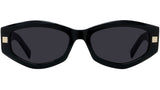 GV Day Black Geometric Sunglasses