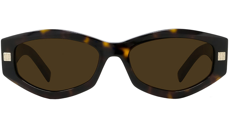 GV Day Dark Havana Geometric Sunglasses