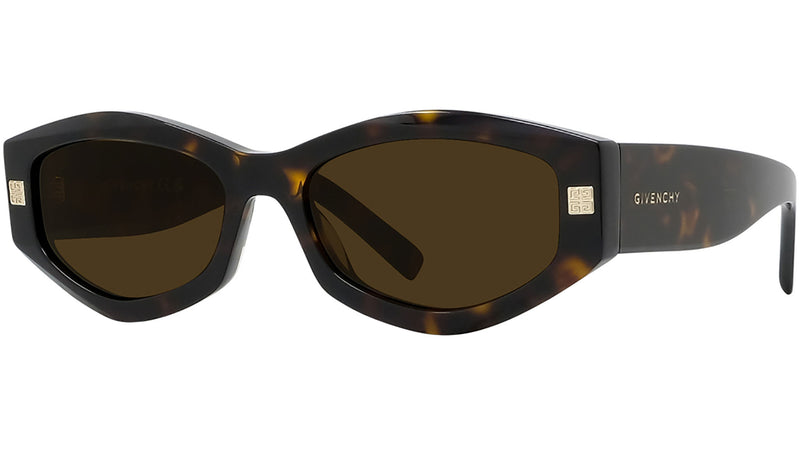 GV Day Dark Havana Geometric Sunglasses