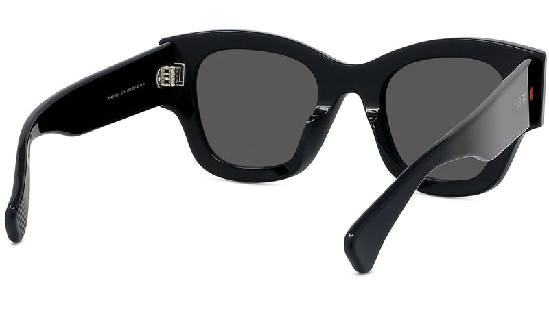 1970 Black Square Sunglasses