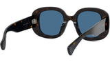 1970 Havana Oval Sunglasses