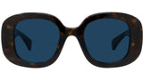 1970 Havana Oval Sunglasses