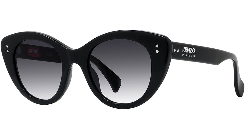 Boke Flower Black Cat eye Sunglasses