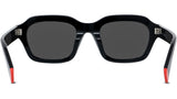 AKA Black Rectangular Sunglasses