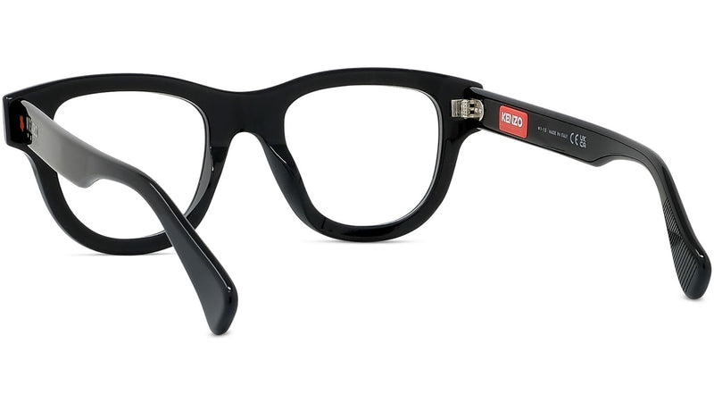 1970 Black Geometric Eyeglasses