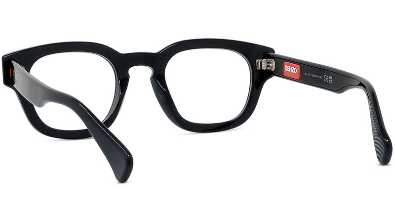 1970 Black Geometric Eyeglasses