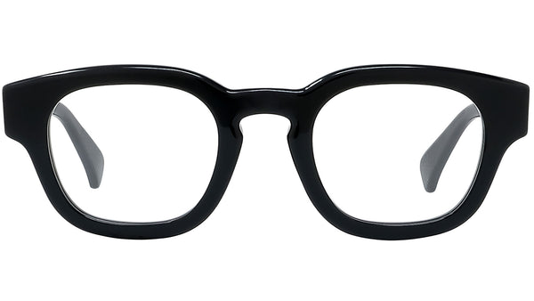 1970 Black Geometric Eyeglasses