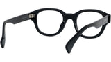 Boke Flower Black Round Eyeglasses