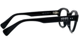 Boke Flower Black Round Eyeglasses