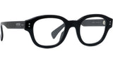 Boke Flower Black Round Eyeglasses