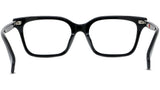 Boke Flower Black Rectangular Eyeglasses