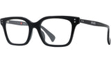 Boke Flower Black Rectangular Eyeglasses