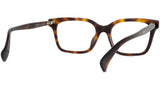 Boke Flower Havana Rectangular Eyeglasses