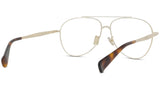 Boke Flower Yellow Pilot Eyeglasses