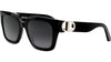 30Montaigne S8U Black Square Sunglasses