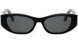 30Montaigne S9U Black Oval Sunglasses