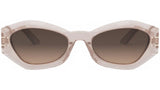 DiorSignature B1U Pink Butterfly Sunglasses