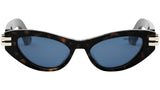 CDior B1U Havana Cat Eye Sunglasses