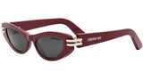 CDior B1U Burgundy Cat Eye Sunglasses