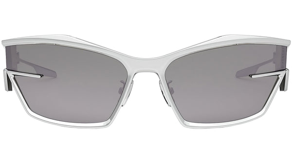 Giv Cut Silver Geometric Sunglasses