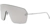 Fendi First Crystal Silver Rectangular Sunglasses