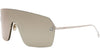 Fendi First Crystal Rose Rectangular Sunglasses