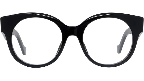 Anagram Black Round Eyeglasses