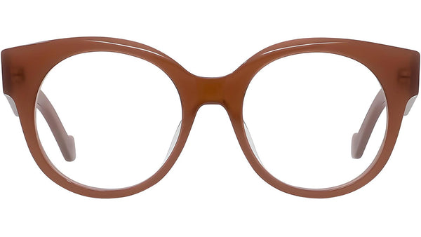 Anagram Red Round Eyeglasses