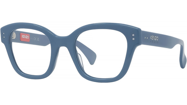 Boke Flower Blue Geometric Eyeglasses