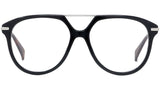 Boke Flower Black Geometric Eyeglasses