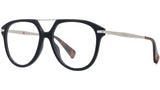 Boke Flower Black Geometric Eyeglasses