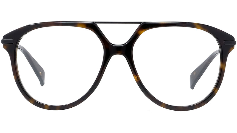 Boke Flower Havana Geometric Eyeglasses