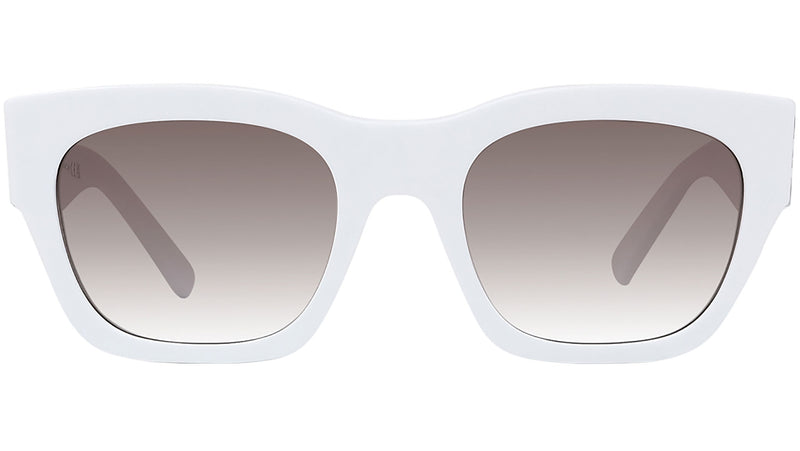 4G White Square Sunglasses