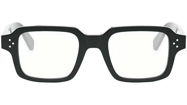 CELINE 3 Dots Black Rectangular Eyeglasses