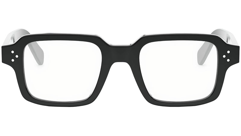 CELINE 3 Dots Black Rectangular Eyeglasses